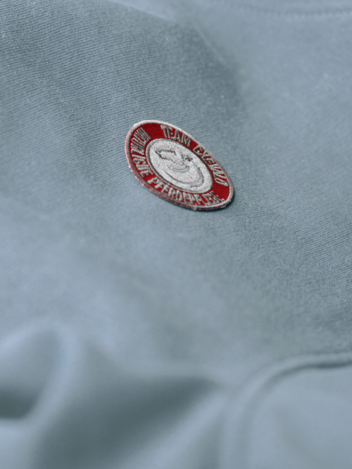 Hoodie Fog Blue Close Up
